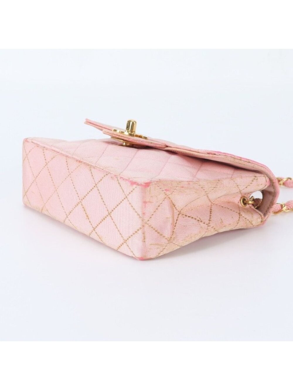 Chanel Quilted Chain CC Logo Shoulder Bag Crossbody - Picture 4 of 12